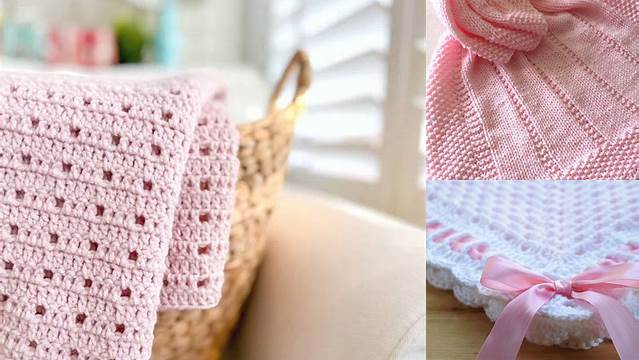 1206+ Free Knitting And Crochet Patterns For Baby Blankets