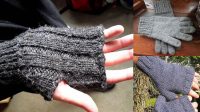 1234+ Free Knitting Patterns For Men's Gloves On Two Needles