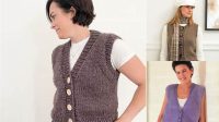 1243+ Free Knitted Vest Patterns For Ladies For Beginners