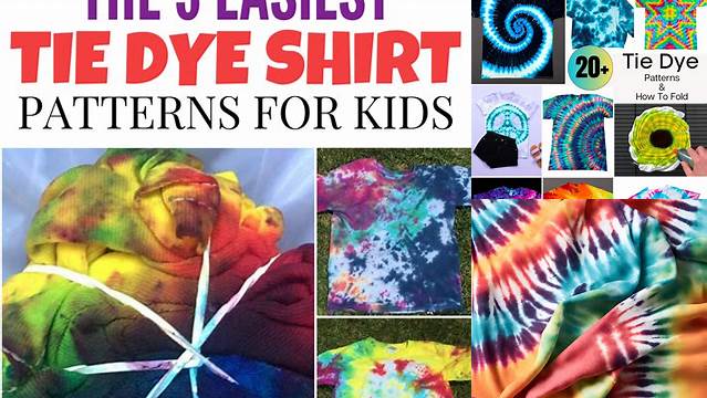 1277+ Easy Tie Dye Patterns For Kids