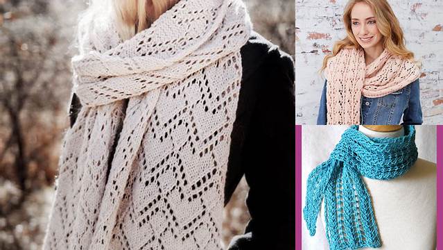 1290+ Free Knitting Pattern For Lacy Scarf