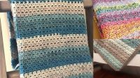 1291+ Variegated Yarn Crochet Blanket