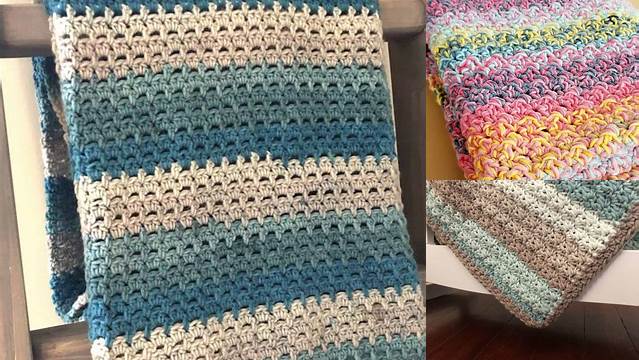 1291+ Variegated Yarn Crochet Blanket