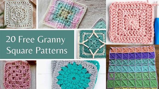 1300+ Granny Square Pattern No Holes