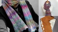 1413+ Free Knitted Zig Zag Scarf Pattern