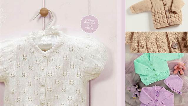 1450+ Free Baby Knitting Patterns Cardigans Dk