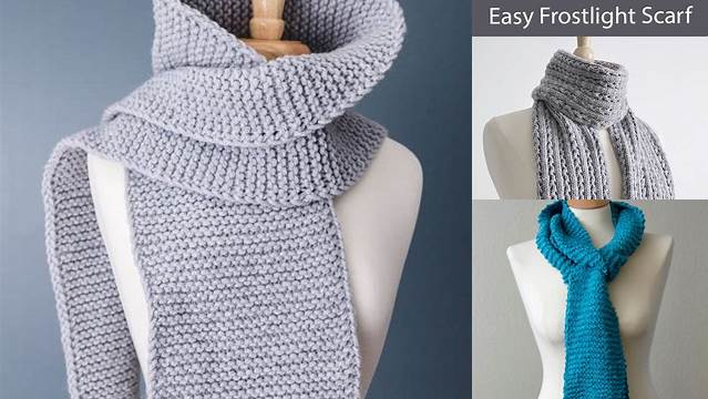 1462+ Knitting Scarf Patterns For Beginners