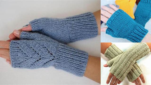 1554+ Free Knitting Patterns For Fingerless Gloves On Two Needles