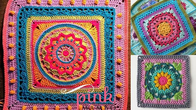 1554+ Mandala Granny Square Patterns Free