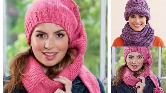 1608+ Free Knitting Pattern For Hat With Scarf Attached