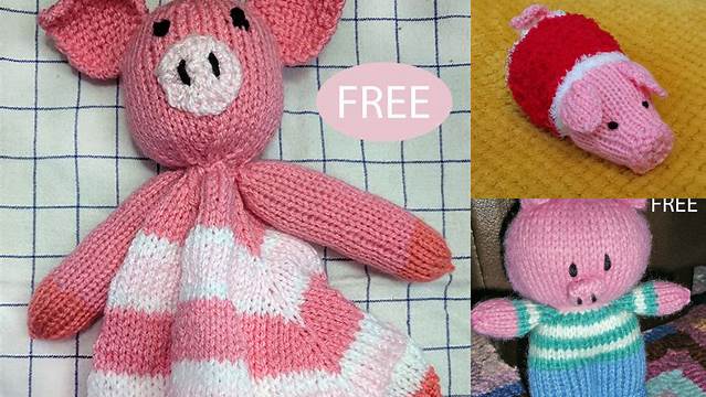 1654+ Free Knitting Pattern For Pigs In Blankets Straight Needles