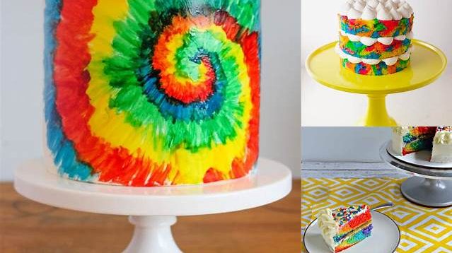 1760+ Tie Dye Cake Ideas Easy