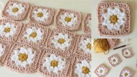 1761+ Free Daisy Granny Square Pattern For Beginners