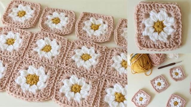 1761+ Free Daisy Granny Square Pattern For Beginners