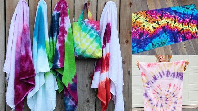 1832+ Tie Dye Patterns Towel