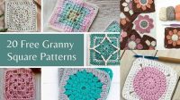 1858+ Granny Square Pattern Round