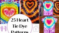 1863+ Tie Dye Shirt Patterns Heart