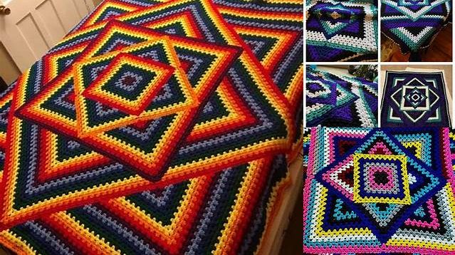 1873+ Kaleidoscope Granny Square Free Pattern Pdf