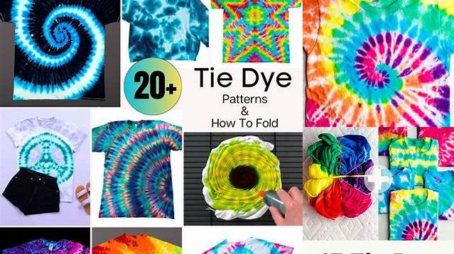 1956+ Tie Dye Folding Ideas