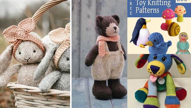 2004+ Free Knitting Patterns Of Toys