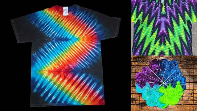 2006+ Tie Dye Techniques Zig Zag