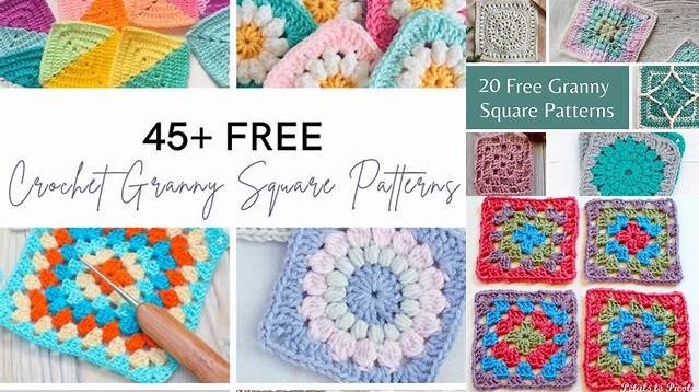 2038+ Granny Square Pattern Instructions