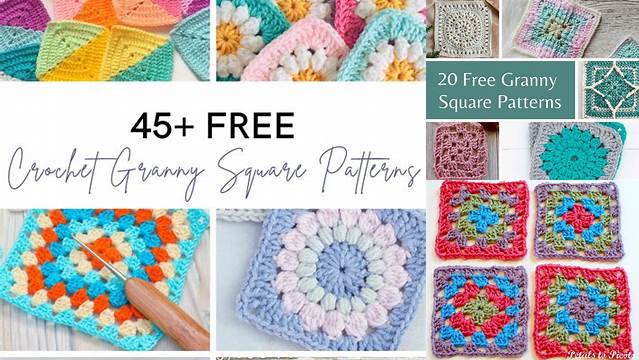 2038+ Granny Square Pattern Instructions