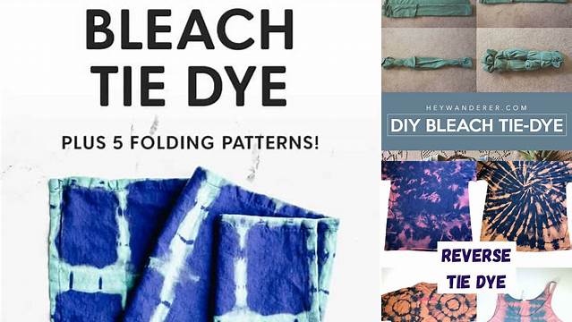 2040+ Bleach Tie Dye Folding Techniques With Pictures