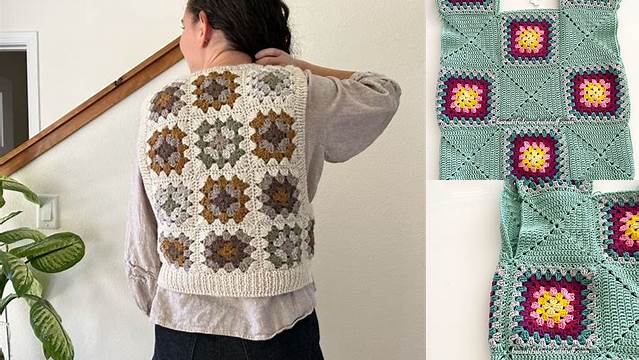 2086+ Granny Square Waistcoat Pattern Free