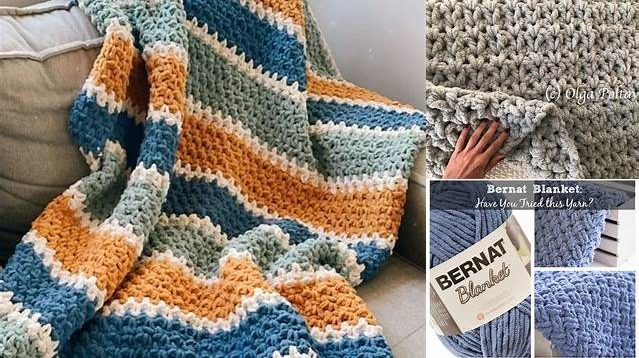 2160+ Crochet Blanket Pattern Bernat Yarn