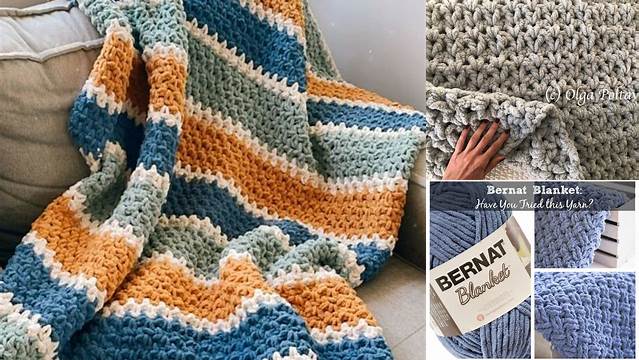 2160+ Crochet Blanket Pattern Bernat Yarn