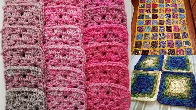 2165+ Granny Square Patterns For Variegated Yarn