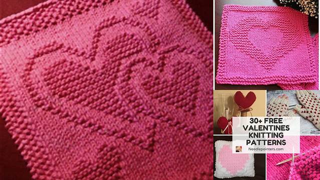 2263+ Free Knitting Patterns For Valentine Dishcloths