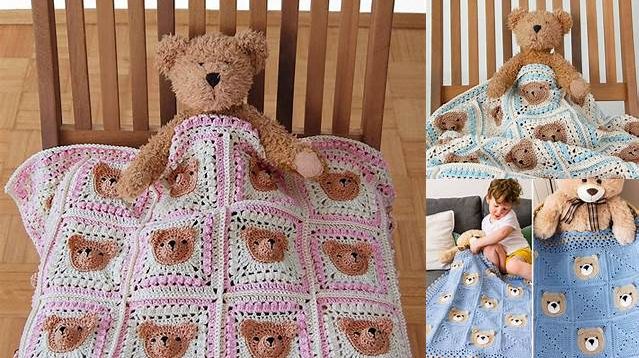 2278+ Easy Crochet Teddy Bear Blanket Patterns Free