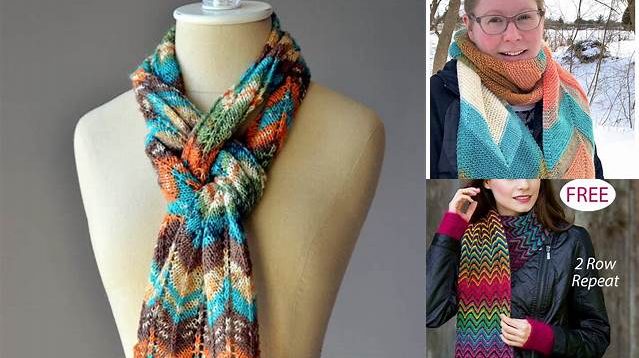 2281+ Free Knitting Pattern For Chevron Scarf