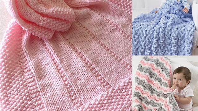 2289+ Free Printable Knitting Patterns For Baby Blankets