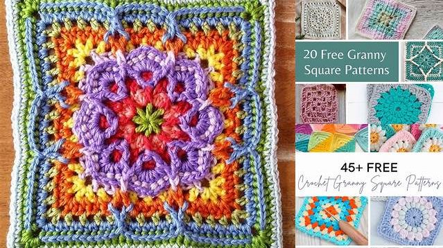 2320+ Granny Square Patterns Free Online