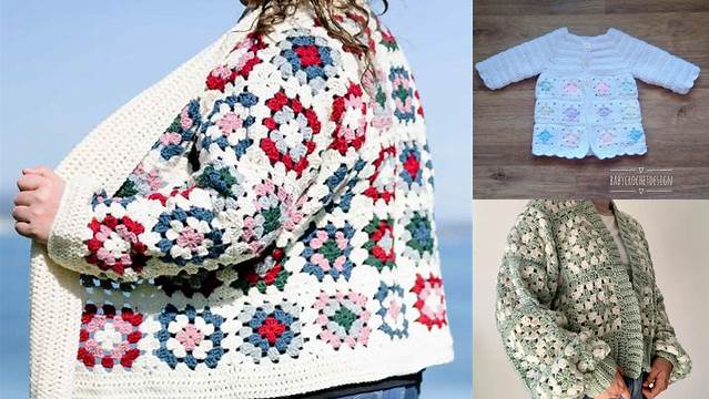 2384+ Granny Square Cardigan Pattern Kids