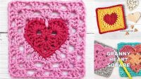 2567+ Heart Granny Square Pattern For Beginners