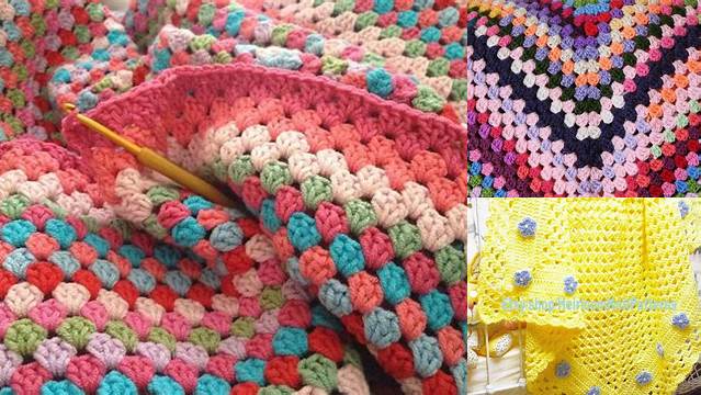 2621+ Granny Square Patterns Blanket