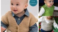 2636+ Free Knitting Pattern Child Vest 8 Ply Pdf