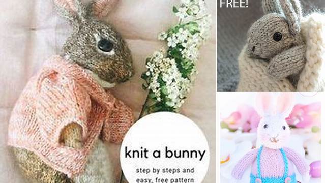 2636+ Free Knitting Pattern Rabbit Toy