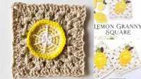 2646+ Lemon Granny Square Pattern Free