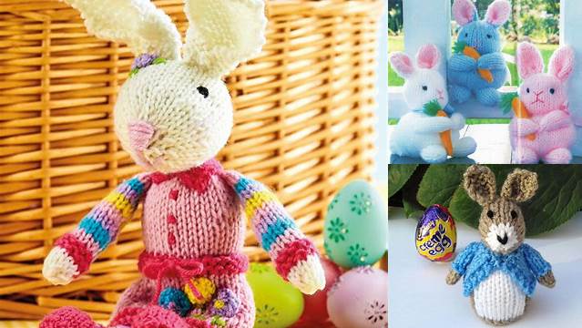 265+ Free Knitting Patterns For Easter Bunnies