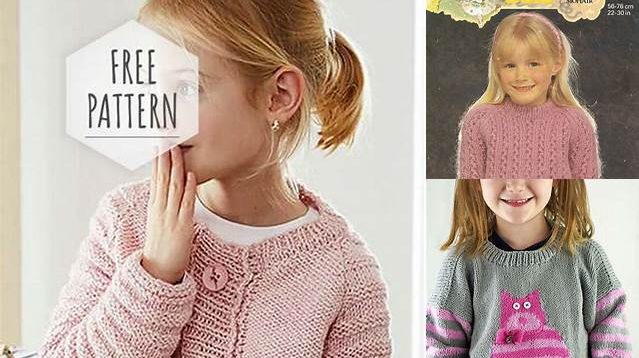 2700+ Free Knitting Patterns Kids Sweaters