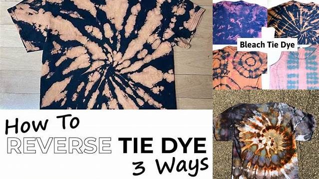 2753+ Bleach Tie Dye Patterns Step By Step