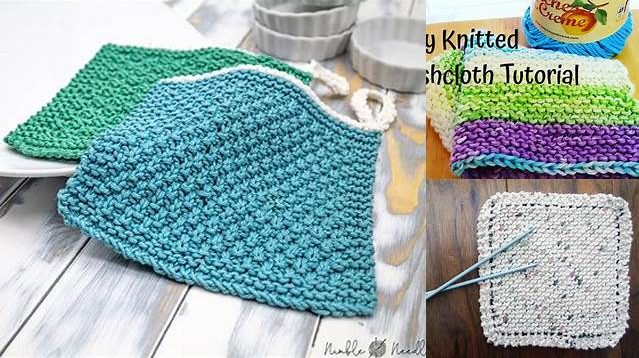 2796+ Free Knitting Dishcloth Patterns For Beginners Youtube