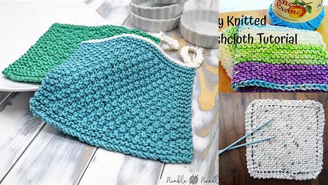 2796+ Free Knitting Dishcloth Patterns For Beginners Youtube