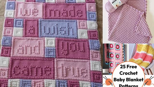 2818+ Crochet Baby Blanket Patterns With Name