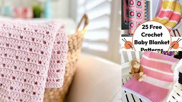 2837+ Crochet Baby Blanket Patterns Easy